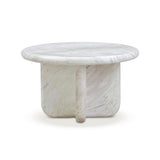 Juju Faux Marble Indoor/Outdoor Round Coffee Table (24"-32")