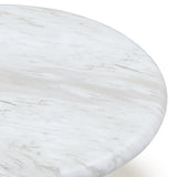 Juju Faux Marble Indoor/Outdoor Round Coffee Table (24"-32")