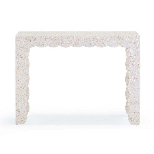 Piara 43" Natural Capiz Shell Console Table