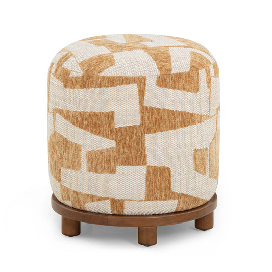 Bisou Performance Jacquard Ottoman