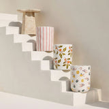 Ceramic Hand-Painted Floral Indoor/Outdoor Table