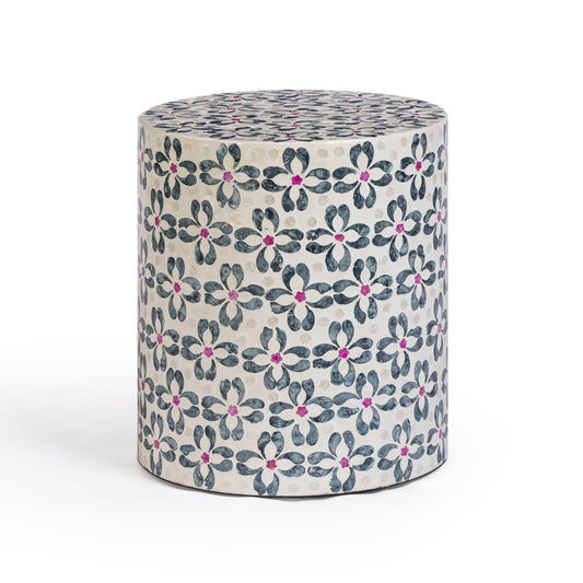 Lorna Capiz Shell Accent Stool