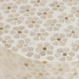 Lorna Capiz Shell Accent Stool