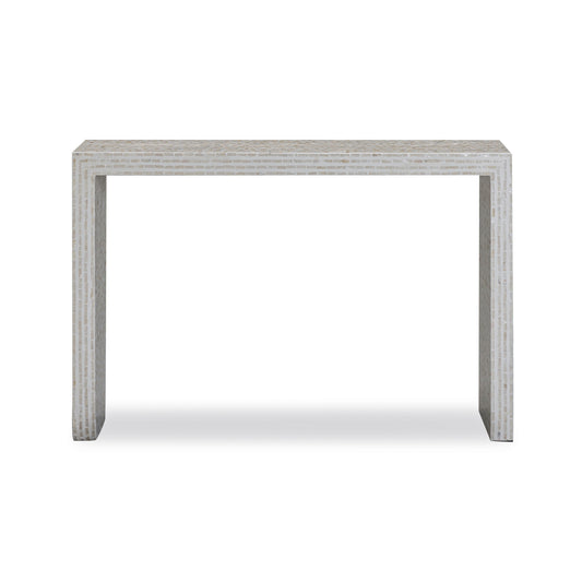 Cyprus 47" Cream Capiz Shell Console Table