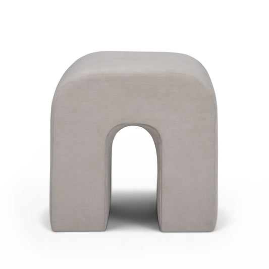 Desi Performance Velvet Ottoman