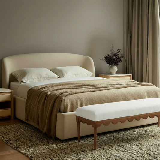 Oodle 56.5" Performance Vegan Mohair Bench