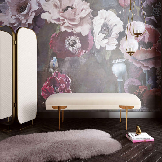 Brno 53.5" Performance Velvet Bench