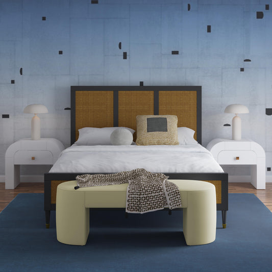 Elena 51" Performance Velvet Bench