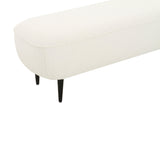 Denise 51" Cream Performance Boucle Bench