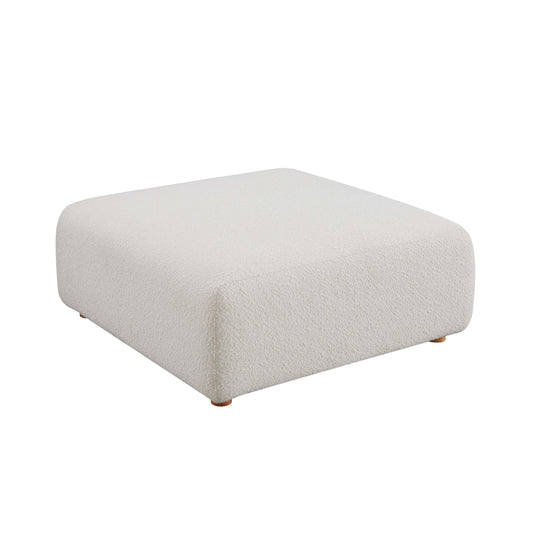 Hangover Cream Performance Boucle Ottoman