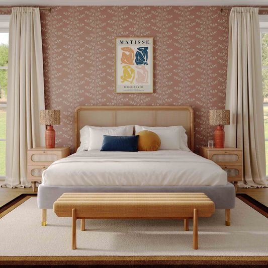 Julianna 56" Textured Performance Fabric Bench