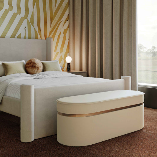 Pomp 52" Performance Velvet Bench