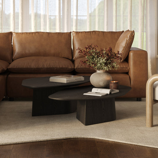 Roche 48" Ash Geometric Coffee Table