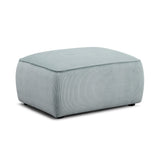 Travie Performance Corduroy Velvet Ottoman