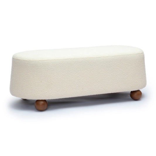 Jaine 48" Performance Boucle Large Ottoman