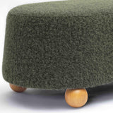 Jaine 48" Contract-Grade Faux Mohair Large Ottoman