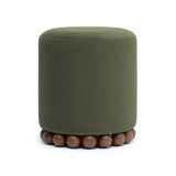 Dex Performance Vegan Mohair Ottoman
