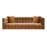 Bea 91" Performance Velvet Tufted Sofa