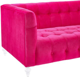Bea 91" Performance Velvet Tufted Sofa