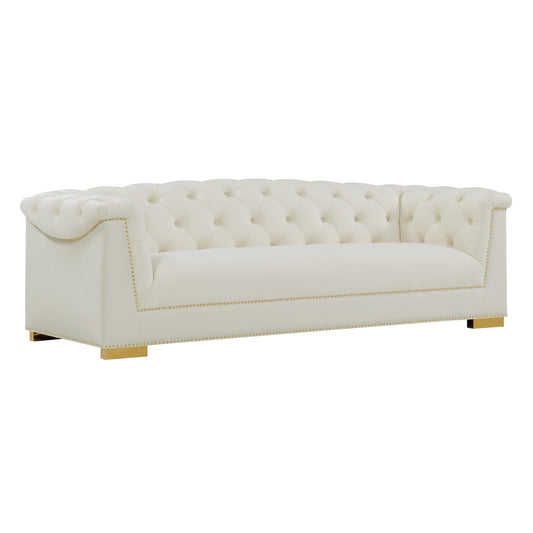 Farah 91" Performance Velvet Sofa by Inspire Me! Home Decor