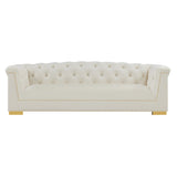 Farah 91" Performance Velvet Sofa by Inspire Me! Home Decor