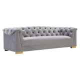 Farah 91" Performance Velvet Sofa by Inspire Me! Home Decor