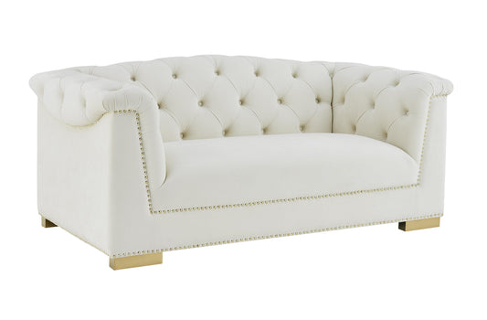 Farah 69" Performance Velvet Loveseat by Inspire Me! Home Decor
