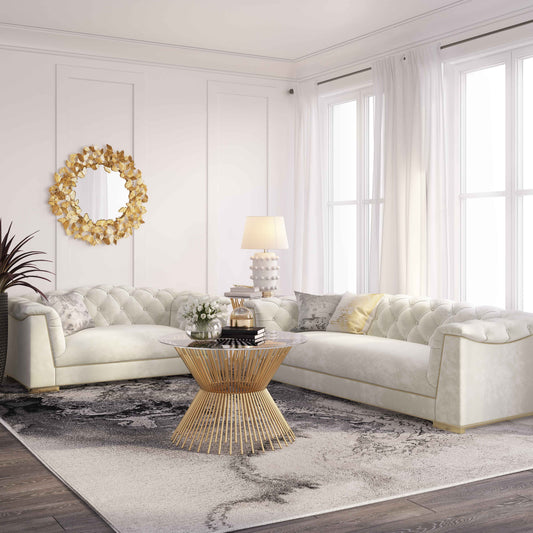 Farah 69" Performance Velvet Loveseat by Inspire Me! Home Decor