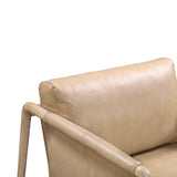 Chakka Contract-Grade Genuine Leather Accent Chair
