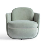 Wolfie Performance Velvet Swivel Accent Chair