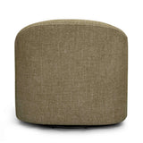Thao Contract-Grade Basketweave Fabric Swivel Accent Chair