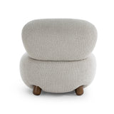Pucker Warm Grey Performance Boucle Accent Chair