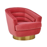 Canyon Velvet Swivel Chair