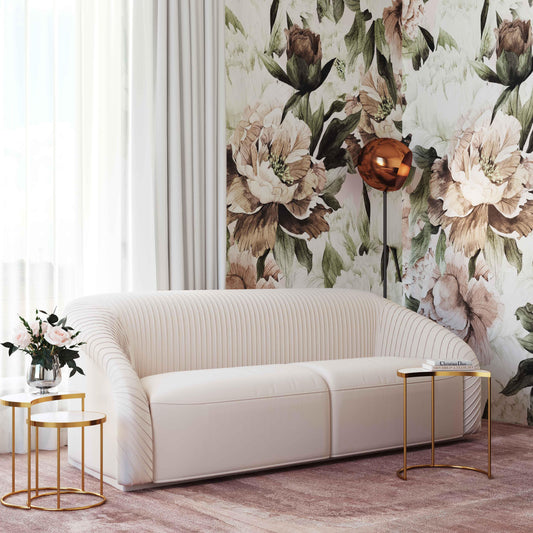 Yara 90.6" Pleated Performance Velvet Sofa by Inspire Me! Home Decor