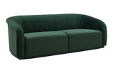 Yara 90.6" Pleated Performance Velvet Sofa by Inspire Me! Home Decor