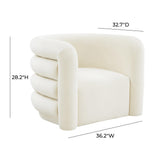 Curves Performance Velvet Lounge Chair