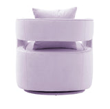 Kennedy Performance Velvet Swivel Accent Chair
