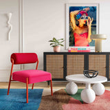 Jolene Performance Velvet Accent Chair