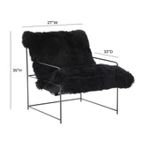 Kimi Genuine Sheepskin Accent Chair