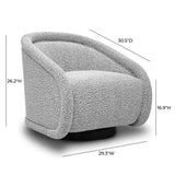 Rory Performance Boucle Swivel Accent Chair