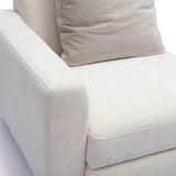 Perry Cream Performance Chenille Modular Corner Chair