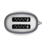 Toaster Retro-style Slate gray Glossy