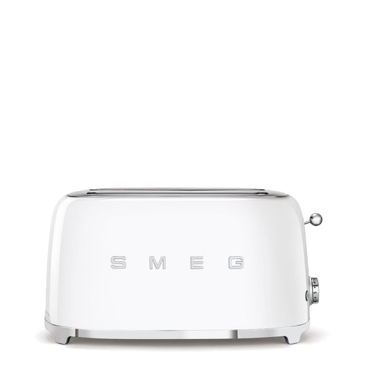 4-Slice Toaster (Long Slots) - Retro-Style White