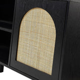 Norbert TV Stand Rattan for TVs up to 65"