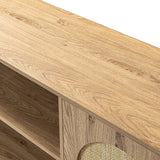Norbert TV Stand Rattan for TVs up to 65"