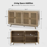 Butes 65 inch TV Stand Console Table with Storage