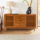 Chris 58" Wide 3 Drawer Sideboard