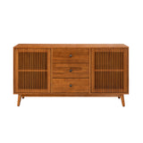 Chris 58" Wide 3 Drawer Sideboard