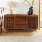 Chris 58" Wide 3 Drawer Sideboard