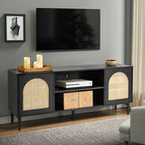 Norbert TV Stand Rattan for TVs up to 65"